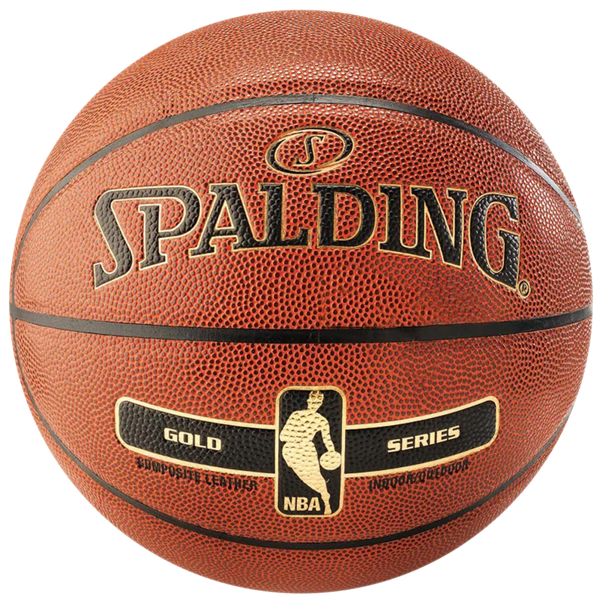Spalding NBA Gold Series Indoor/Outdoor Ball - Size 7