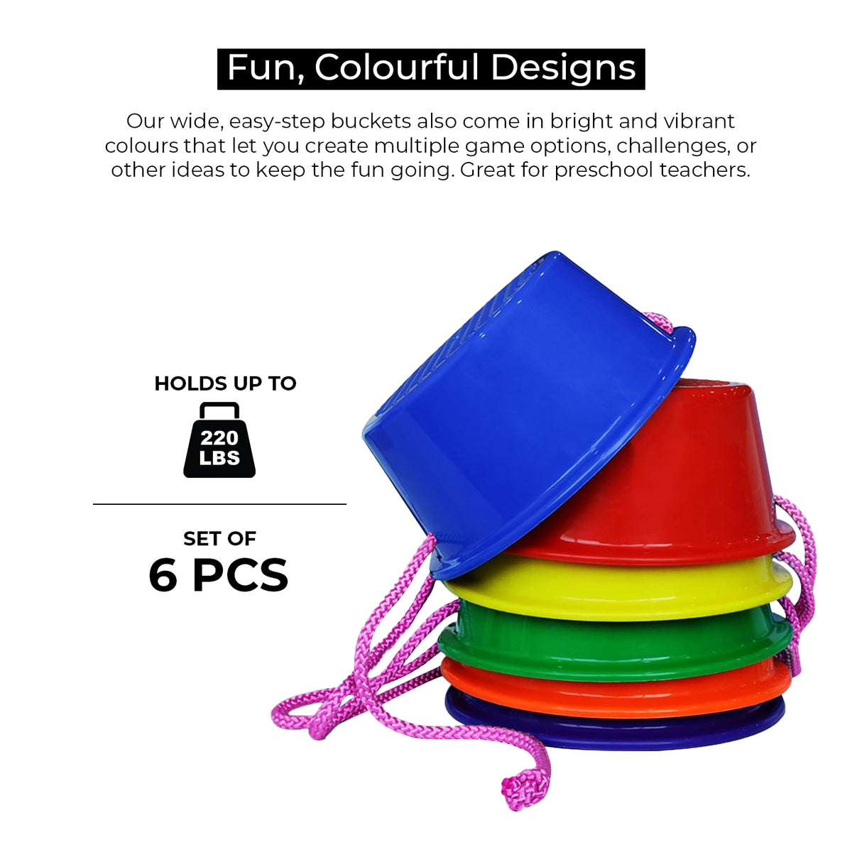 Walking Buckets - Set of 6
