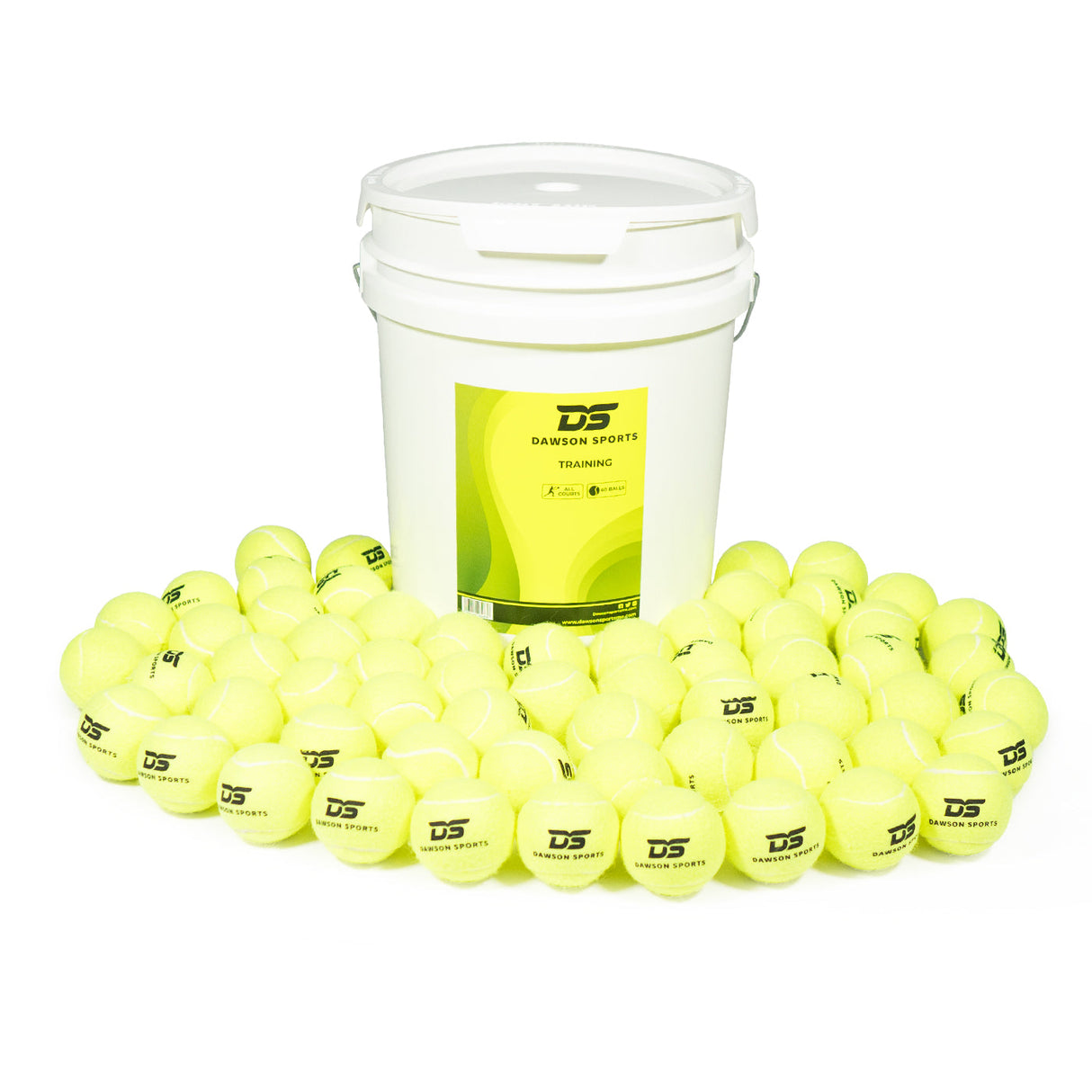 Low Bounce Tennis Balls - Set of 60