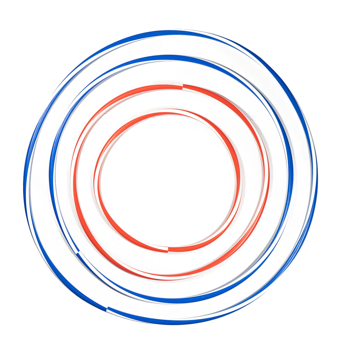 Gymnastics Training Hoops (Dual Colors)
