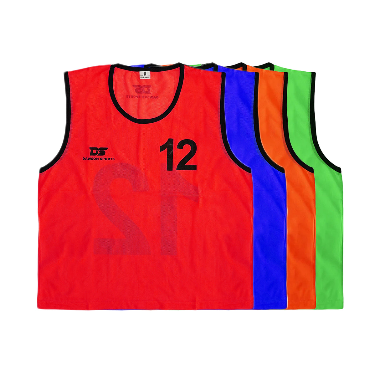 Numbered Mesh Bibs (Set of 12)