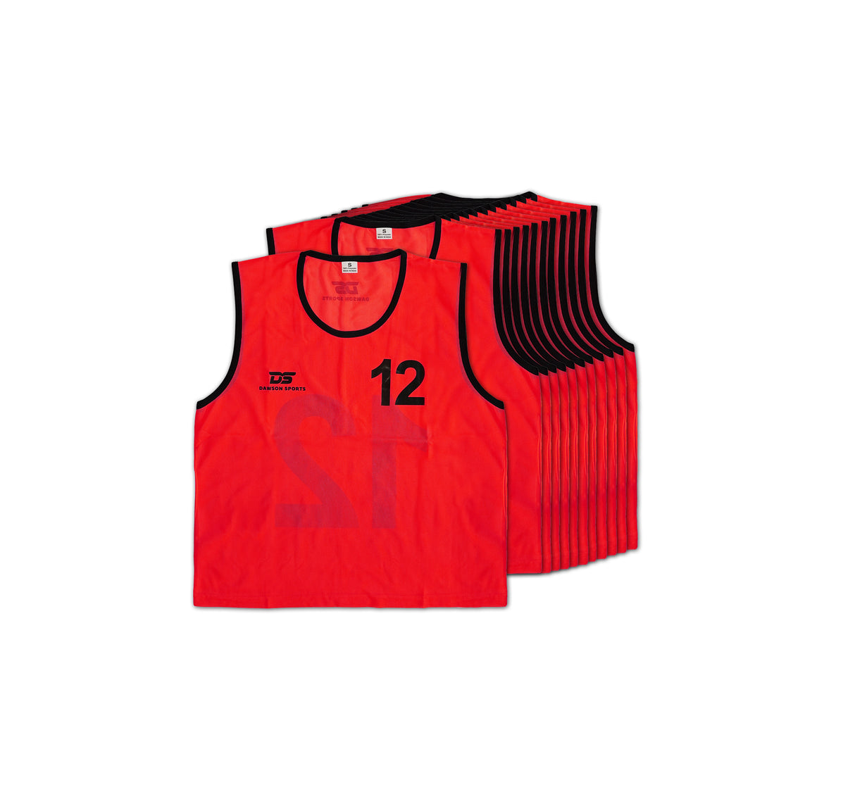 Numbered Mesh Bibs (Set of 12)