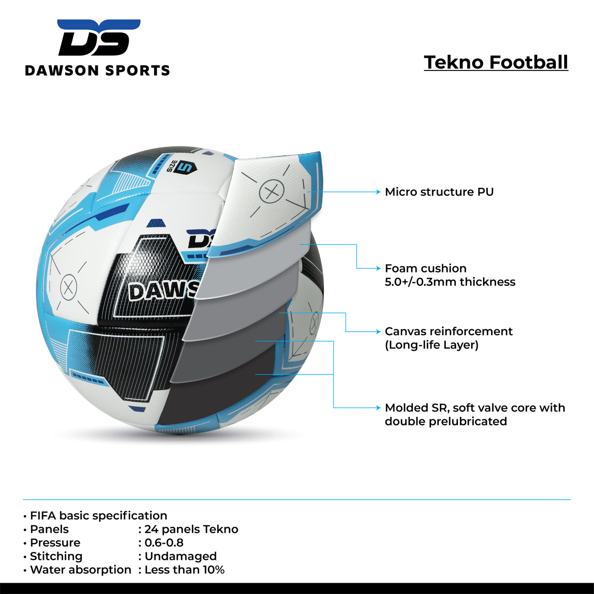 Resist Tekno Match Football (3 sizes)