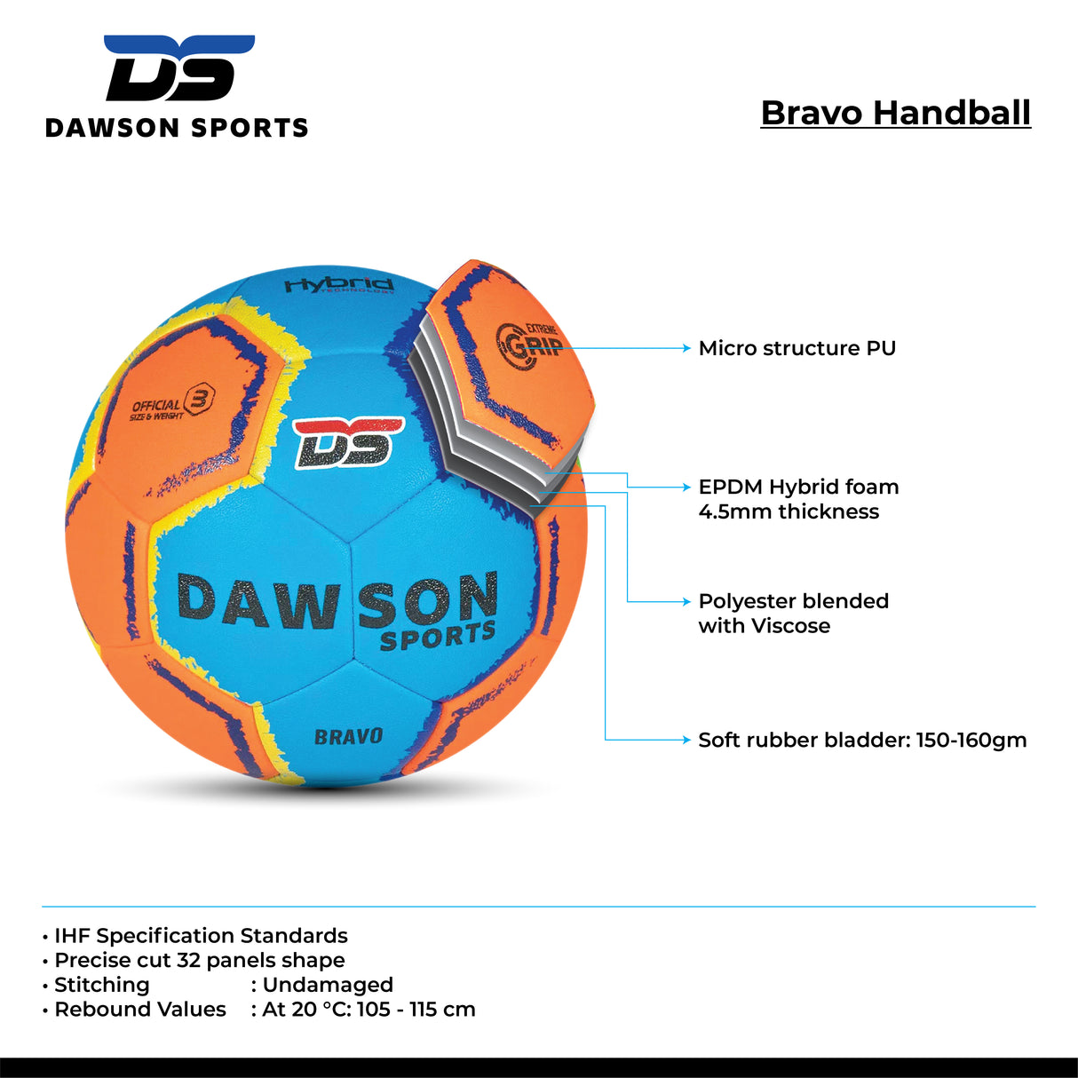 Bravo Handball (4 sizes available)