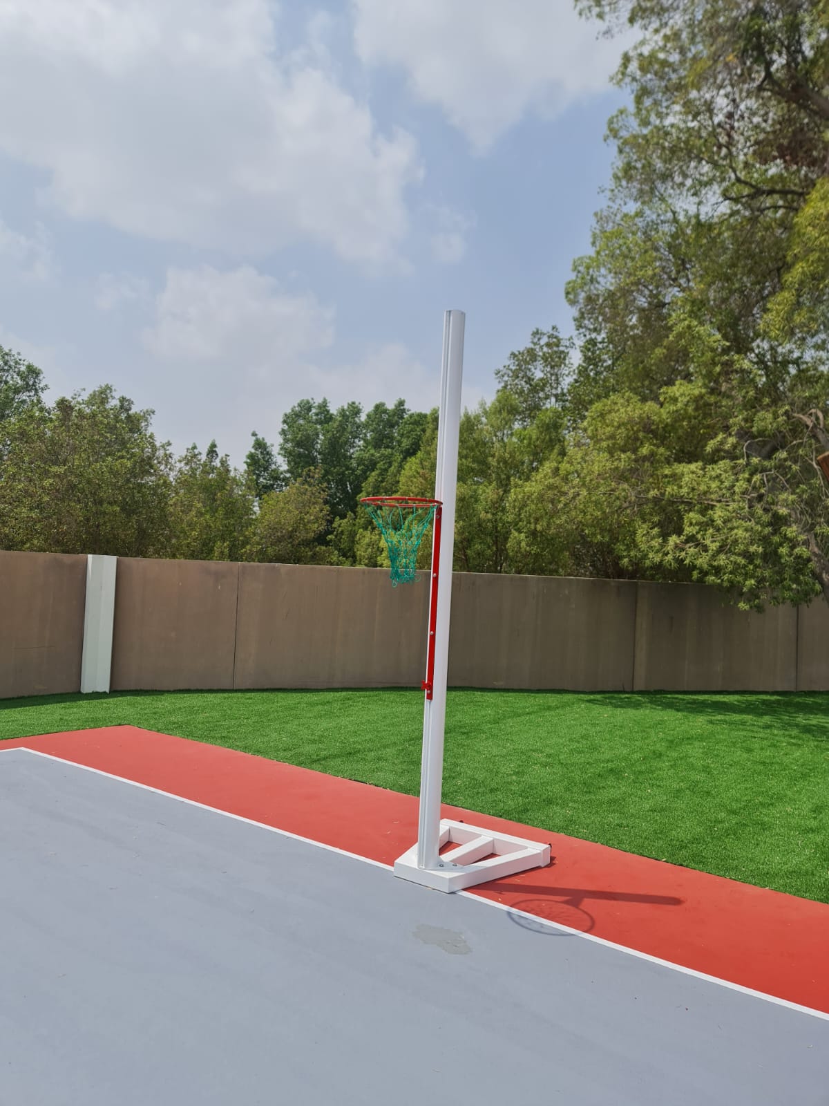 Movable Competition Netball Post with Adjustable Height