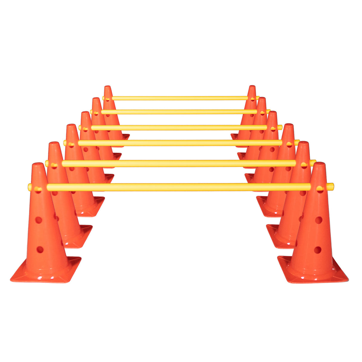 Cone Hurdle Set - 15" (12 Cones, 6 Poles)