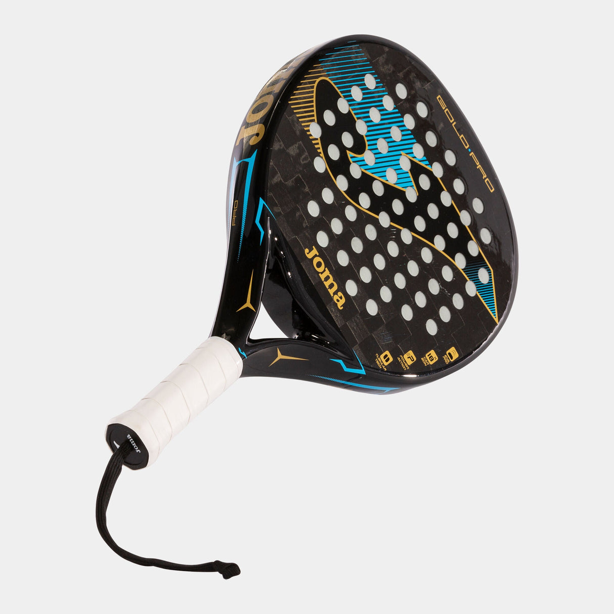 Joma Gold PRO Paddle Racket Black/Turquoise