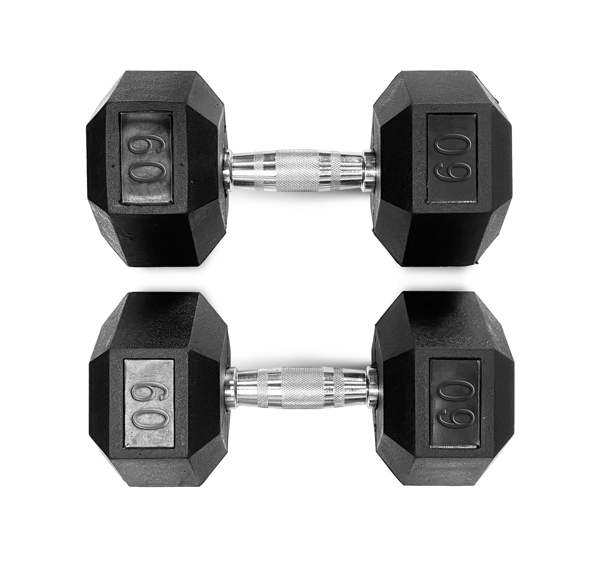 DS HEX Rubber Dumbbells