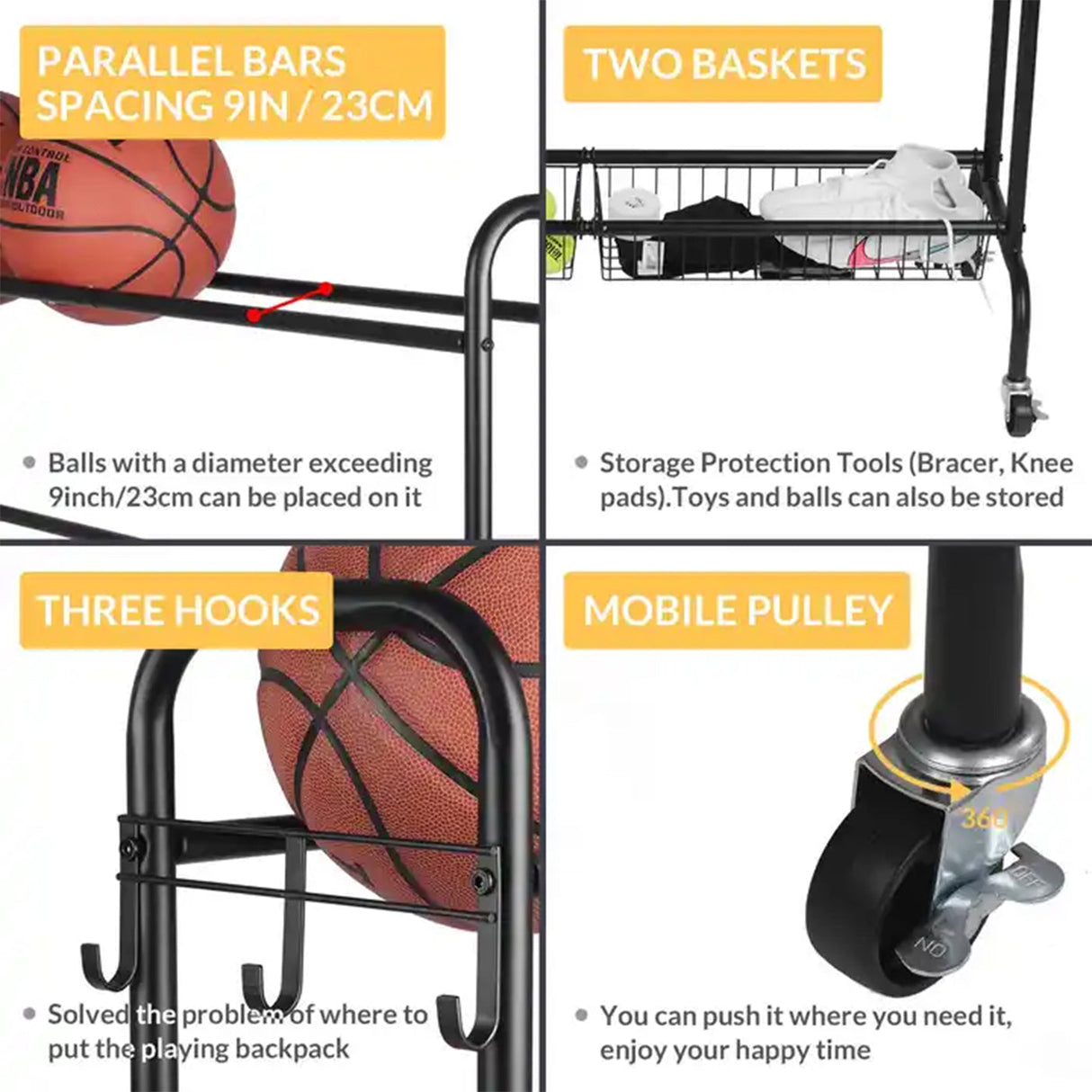 DS Ball Storage Cart