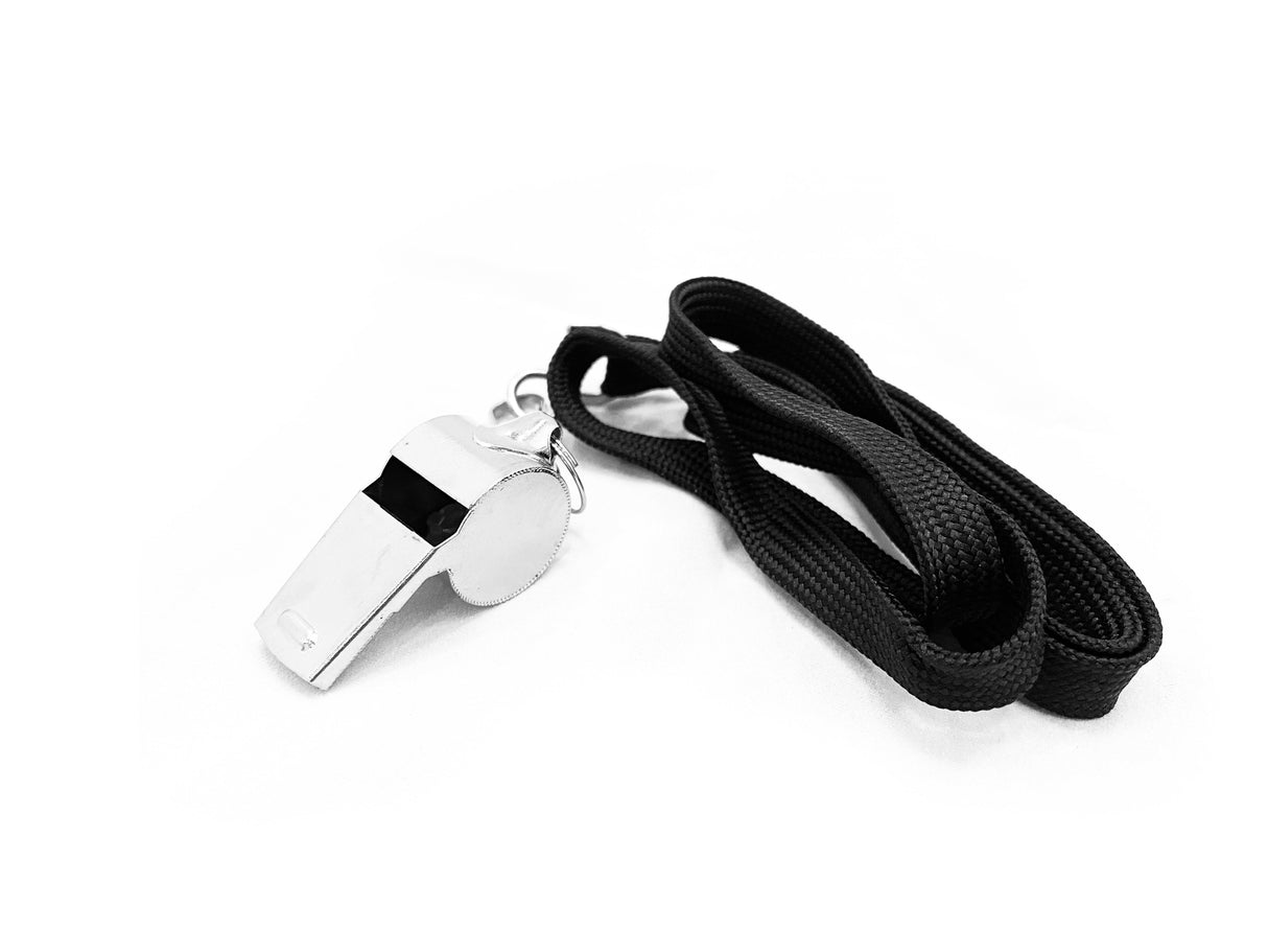 Metal Whistle with Lanyard
