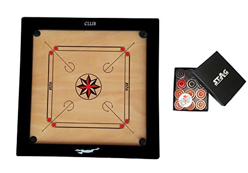 STAG Club Carrom Board with Coins