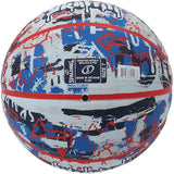 Spalding Rubber Basketball Graffiti - Bblue/Red - Size 7