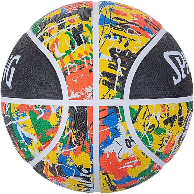 Spalding Rubber Basketball Graffiti - Rainbow SZ7