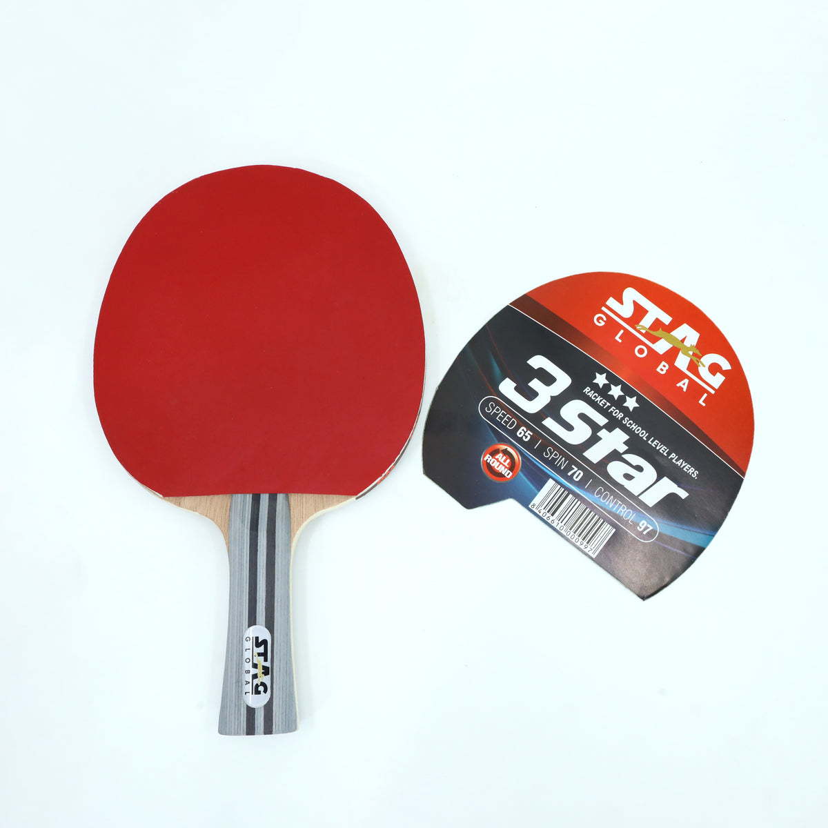STAG 3 Star Table Tennis Racket – Dawson / ME Sports Supplies