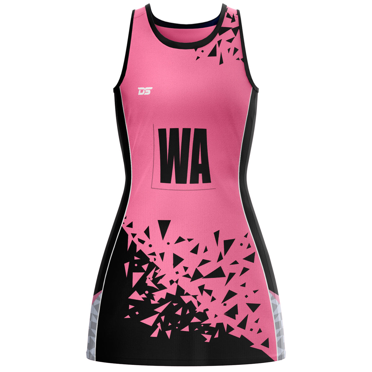 Custom Netball Dress - Design 19 – Dawson / ME Sports Supplies