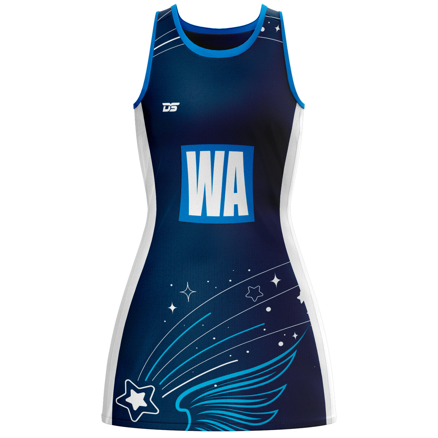 white christmas dresses Custom Netball Dress