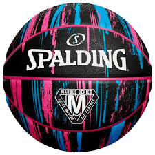 Spalding Marble Series BLK PNK BLU - Size 7