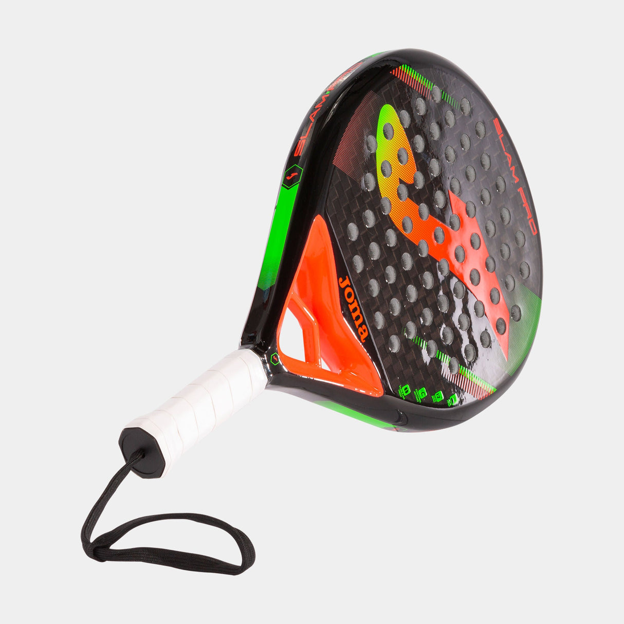 Joma Slam PRO Paddle Racket Black/Fluor Coral