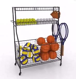 DS Multipurpose Sports Rack with Wheels